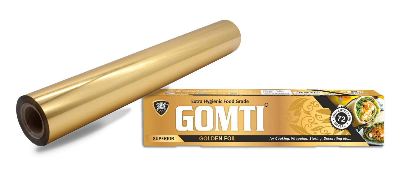 Gomti Foils 72 Metres Golden Foil