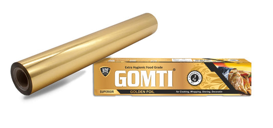 Gomti Foils 1Kg NET Golden Foil